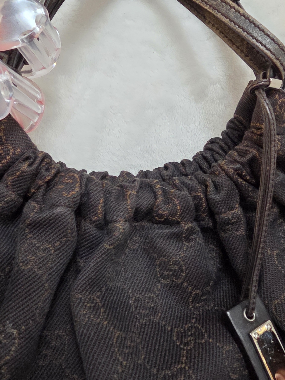Vintage Gucci GG Monogram Canvas Hobo Bag – Tom Ford Era - Picture 6 of 16